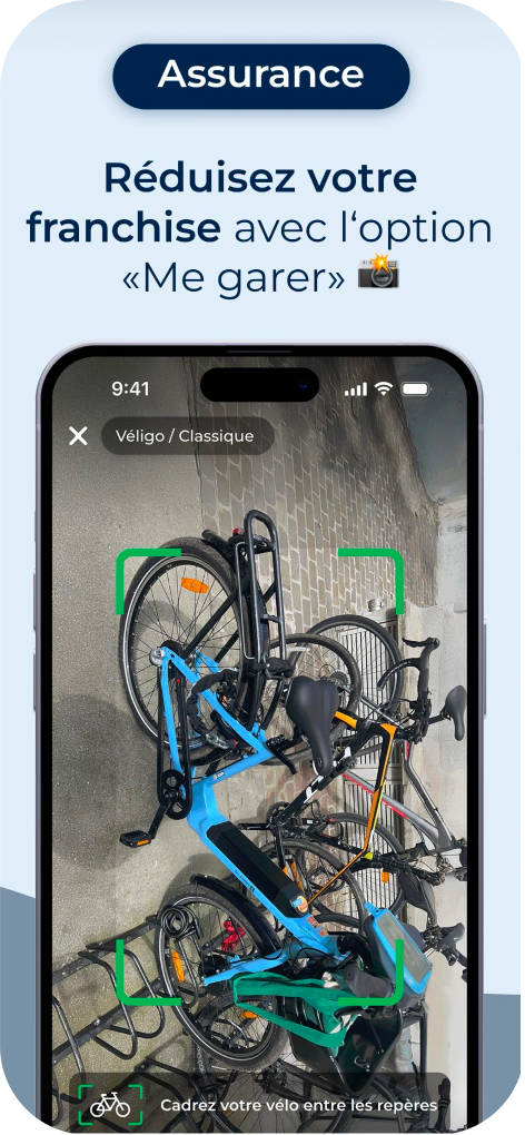 Sécurisation d’un vélo électrique ou fatbike avec photo via l’application partenaire Share Lock de Bloomway