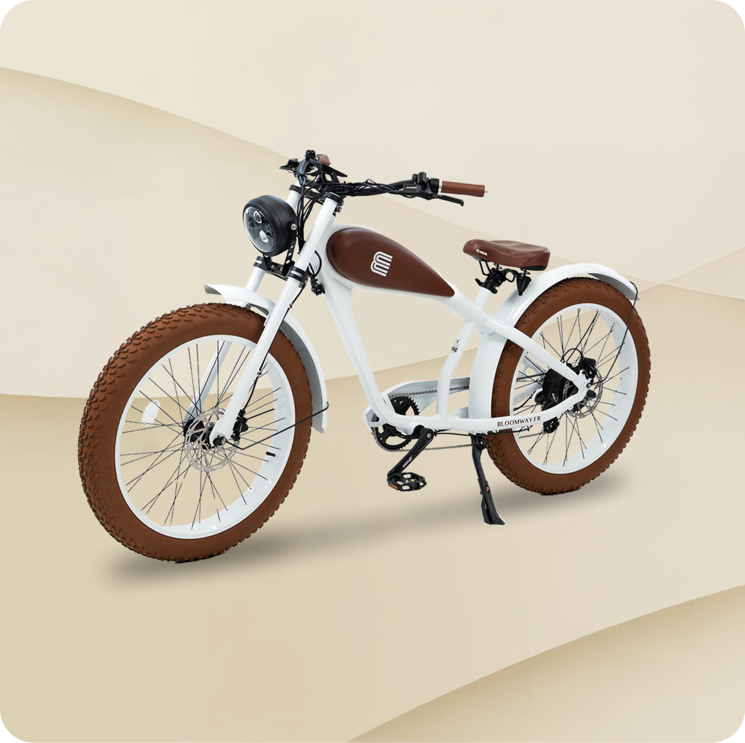 Vélo électrique fatbike disponible chez Bloomway à Biarritz.