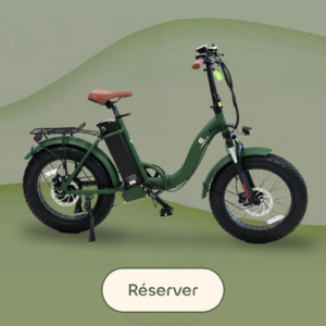 Vélo pliable Bloomy disponible à la location chez Bloomway à Biarritz