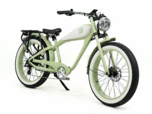 Vélo électrique Fatbask chromé de Bloomway disponible à Biarritz
