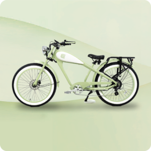 Vélo électrique Fatbask chromé de Bloomway disponible à Biarritz