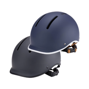 Casques vélo Bloomway bleu et noir conçus pour une protection et un confort optimal à vélo