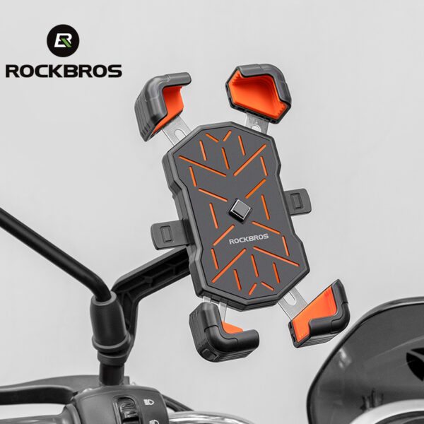 Accessoire support téléphone Rockbros pour vélo électrique Bloomway fixé sur le guidon