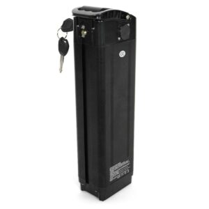 Batterie Silverfish 20Ah noire pour vélo électrique avec serrure de verrouillage et clés