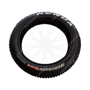 Pneu Kenda Krusade Sport 26x4 pouces noir à crampons pour fat bike et vélo électrique